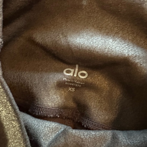 alo High-Waist Moto Legging - Black Women's Leggings like new - Picture 5 of 8